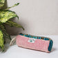 Red Natural Fibre Pencil Pouch