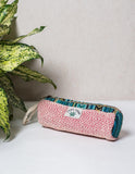 Red Natural Fibre Pencil Pouch