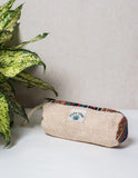 White Natural Fibre Pencil Pouch