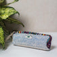 Blue Natural Fibre Pencil Pouch