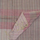 Pink Handloom Cotton Matka Silk Stole