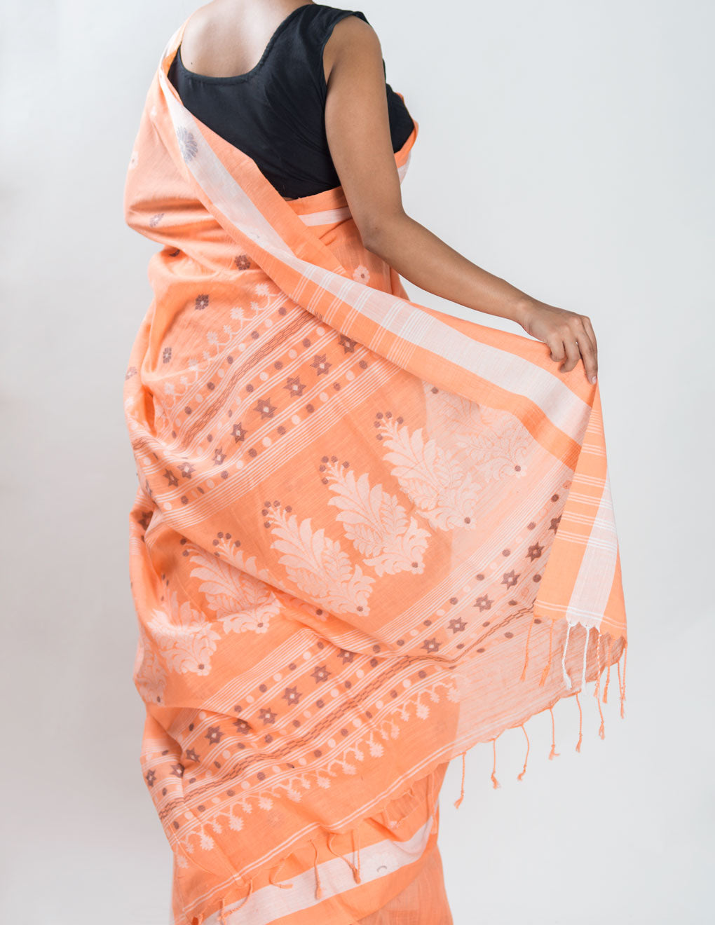 Handloom Cotton Jamdani Work Saree