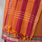 Orange Handloom Mangalagiri Unstitched Suit