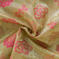 Pink & Gold Banarasi Nimzari Silk Suits with Banarasi Chanderi Dupatta - Artytales